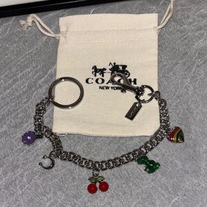 Coach Motif Chain Bag Charm (or Multi-Motif Chain Bag Charm)